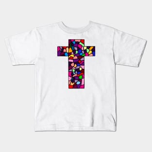 Colorful Cross Kids T-Shirt